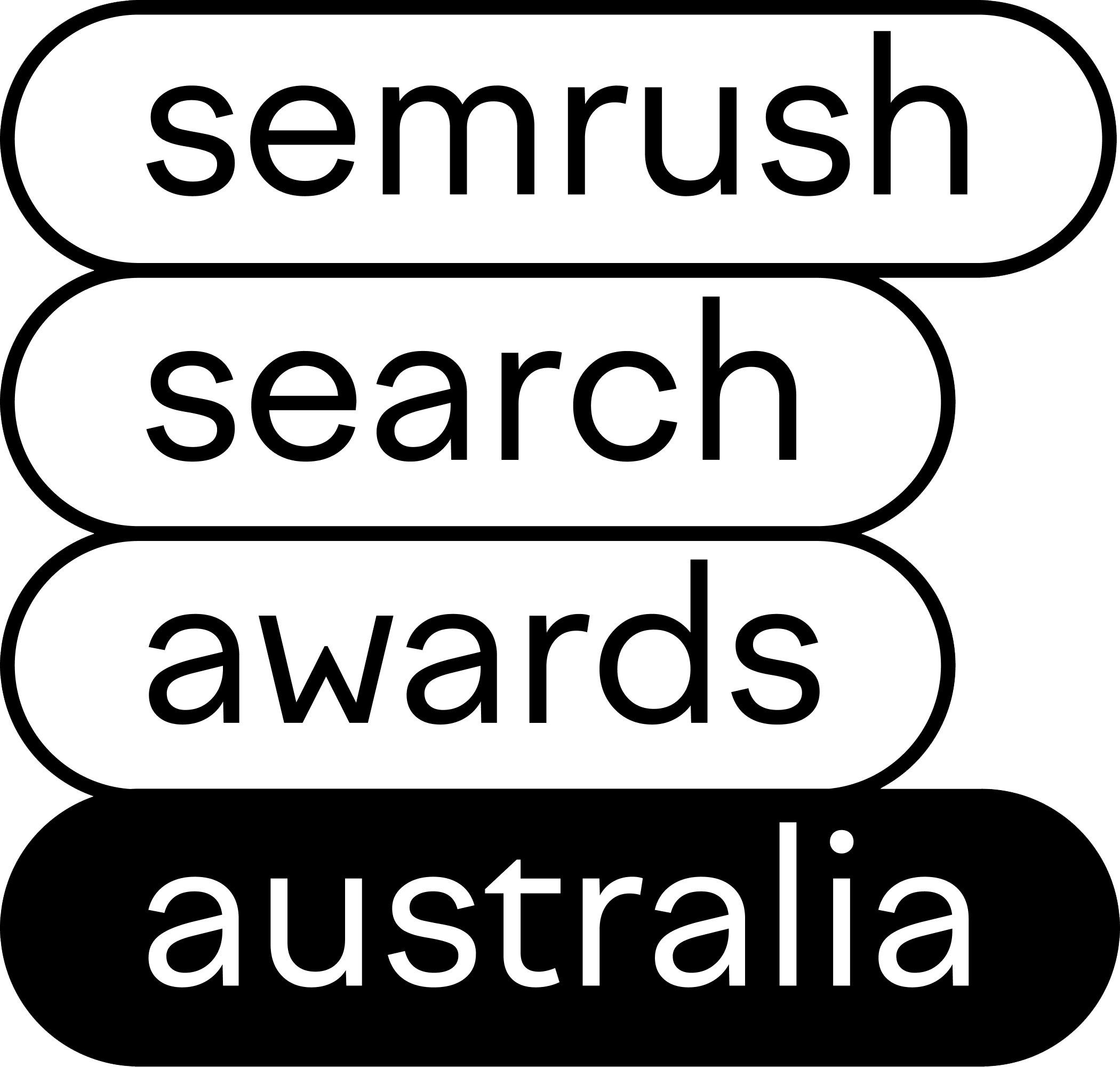 Semrush AU Search Awards logo